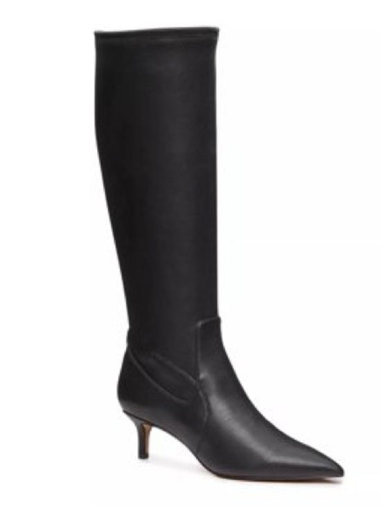 Franco Sarto Shoes - NEW FRANCO SARTO KERRY TALL KITTEN HEEL BLACK BOOTS 6